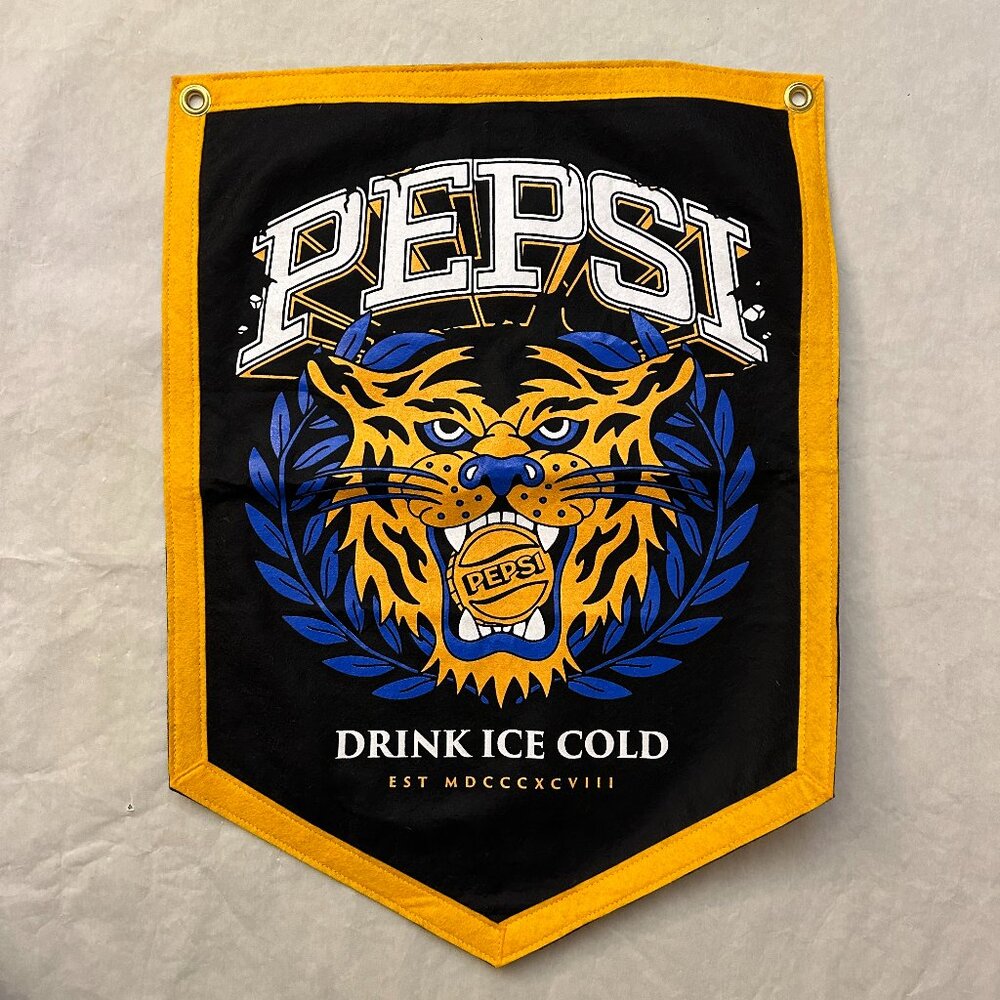 24" x 17.75" Pepsi Gladiator Tiger Banner from Oxford Pennant